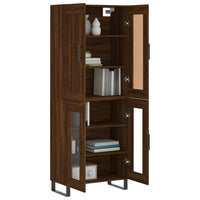 Thumbnail for Highboard Braun Eichen-Optik 69,5x34x180 cm Holzwerkstoff