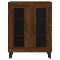 Thumbnail for Highboard Braun Eichen-Optik 69,5x34x180 cm Holzwerkstoff