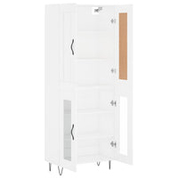 Thumbnail for Highboard Weiß 69,5x34x180 cm Holzwerkstoff