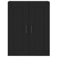 Thumbnail for Highboard Schwarz 69,5x34x180 cm Holzwerkstoff