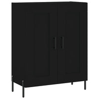 Thumbnail for Highboard Schwarz 69,5x34x180 cm Holzwerkstoff