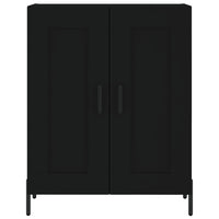 Thumbnail for Highboard Schwarz 69,5x34x180 cm Holzwerkstoff