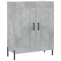 Thumbnail for Highboard Betongrau 69,5x34x180 cm Holzwerkstoff