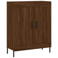 Thumbnail for Highboard Braun Eichen-Optik 69,5x34x180 cm Holzwerkstoff