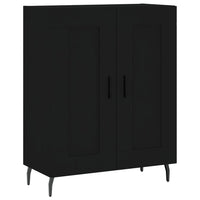 Thumbnail for Highboard Schwarz 69,5x34x180 cm Holzwerkstoff