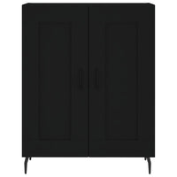 Thumbnail for Highboard Schwarz 69,5x34x180 cm Holzwerkstoff