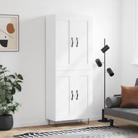 Thumbnail for Highboard Weiß 69,5x34x180 cm Holzwerkstoff