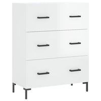 Thumbnail for Highboard Hochglanz-Weiß 69,5x34x180 cm Holzwerkstoff
