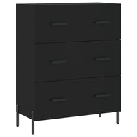 Thumbnail for Highboard Schwarz 69,5x34x180 cm Holzwerkstoff