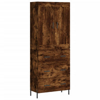 Thumbnail for Highboard Räuchereiche 69,5x34x180 cm Holzwerkstoff
