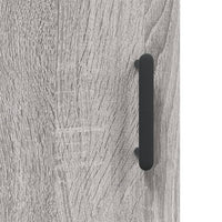 Thumbnail for Highboard Grau Sonoma 69,5x34x180 cm Holzwerkstoff