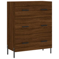 Thumbnail for Highboard Braun Eichen-Optik 69,5x34x180 cm Holzwerkstoff