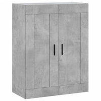 Thumbnail for Highboard Betongrau 69,5x34x180 cm Holzwerkstoff