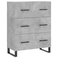 Thumbnail for Highboard Betongrau 69,5x34x180 cm Holzwerkstoff