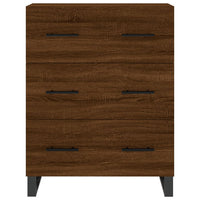 Thumbnail for Highboard Braun Eichen-Optik 69,5x34x180 cm Holzwerkstoff