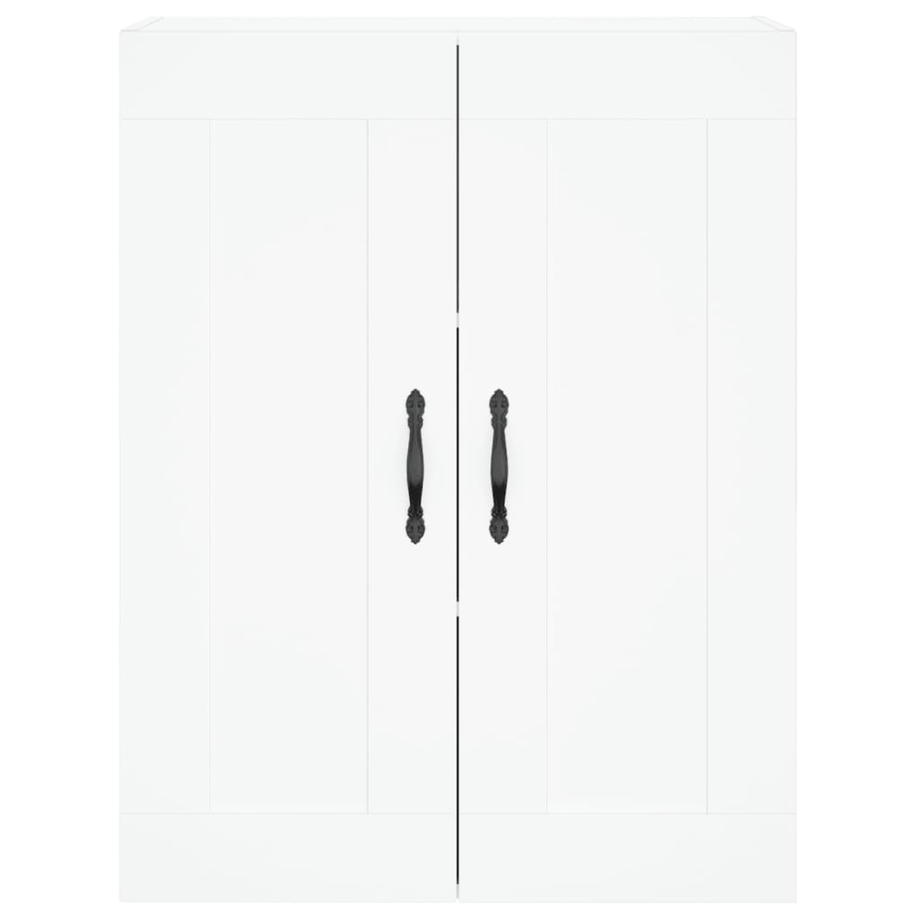 Highboard Weiß 69,5x34x180 cm Holzwerkstoff