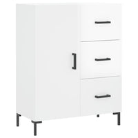 Thumbnail for Highboard Hochglanz-Weiß 69,5x34x180 cm Holzwerkstoff