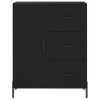 Thumbnail for Highboard Schwarz 69,5x34x180 cm Holzwerkstoff
