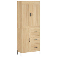 Thumbnail for Highboard Sonoma-Eiche 69,5x34x180 cm Holzwerkstoff