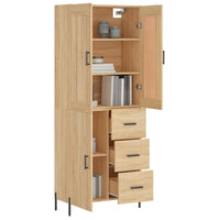 Thumbnail for Highboard Sonoma-Eiche 69,5x34x180 cm Holzwerkstoff