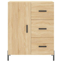 Thumbnail for Highboard Sonoma-Eiche 69,5x34x180 cm Holzwerkstoff