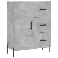Thumbnail for Highboard Betongrau 69,5x34x180 cm Holzwerkstoff