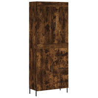 Thumbnail for Highboard Räuchereiche 69,5x34x180 cm Holzwerkstoff