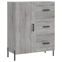 Thumbnail for Highboard Grau Sonoma 69,5x34x180 cm Holzwerkstoff