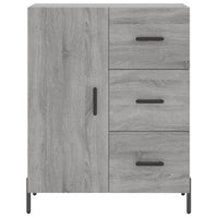 Thumbnail for Highboard Grau Sonoma 69,5x34x180 cm Holzwerkstoff