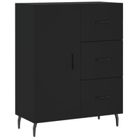Thumbnail for Highboard Schwarz 69,5x34x180 cm Holzwerkstoff