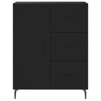 Thumbnail for Highboard Schwarz 69,5x34x180 cm Holzwerkstoff