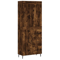 Thumbnail for Highboard Räuchereiche 69,5x34x180 cm Holzwerkstoff
