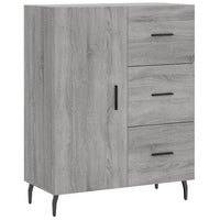 Thumbnail for Highboard Grau Sonoma 69,5x34x180 cm Holzwerkstoff