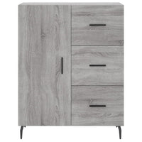 Thumbnail for Highboard Grau Sonoma 69,5x34x180 cm Holzwerkstoff