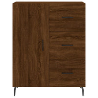 Thumbnail for Highboard Braun Eichen-Optik 69,5x34x180 cm Holzwerkstoff