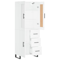 Thumbnail for Highboard Weiß 69,5x34x180 cm Holzwerkstoff