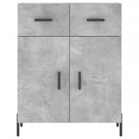 Thumbnail for Highboard Betongrau 69,5x34x180 cm Holzwerkstoff