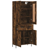 Thumbnail for Highboard Räuchereiche 69,5x34x180 cm Holzwerkstoff