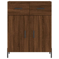 Thumbnail for Highboard Braun Eichen-Optik 69,5x34x180 cm Holzwerkstoff