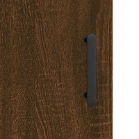 Thumbnail for Highboard Braun Eichen-Optik 69,5x34x180 cm Holzwerkstoff