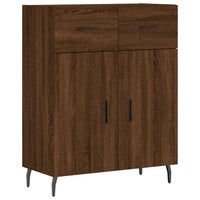Thumbnail for Highboard Braun Eichen-Optik 69,5x34x180 cm Holzwerkstoff