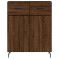 Thumbnail for Highboard Braun Eichen-Optik 69,5x34x180 cm Holzwerkstoff