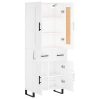 Thumbnail for Highboard Weiß 69,5x34x180 cm Holzwerkstoff