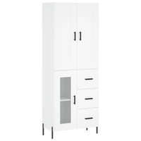 Thumbnail for Highboard Weiß 69,5x34x180 cm Holzwerkstoff