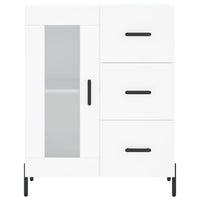 Thumbnail for Highboard Weiß 69,5x34x180 cm Holzwerkstoff
