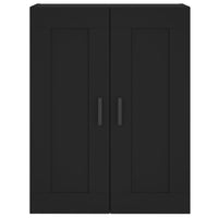 Thumbnail for Highboard Schwarz 69,5x34x180 cm Holzwerkstoff