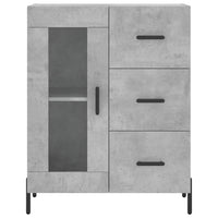 Thumbnail for Highboard Betongrau 69,5x34x180 cm Holzwerkstoff
