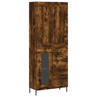 Thumbnail for Highboard Räuchereiche 69,5x34x180 cm Holzwerkstoff
