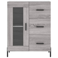 Thumbnail for Highboard Grau Sonoma 69,5x34x180 cm Holzwerkstoff