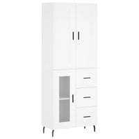 Thumbnail for Highboard Weiß 69,5x34x180 cm Holzwerkstoff